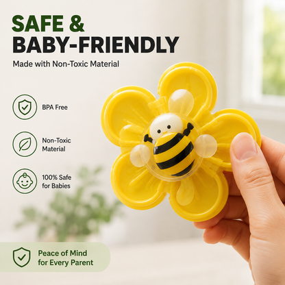 Baby Suction Spinner Toy Set – Sensory Fidget Toys for Toddlers