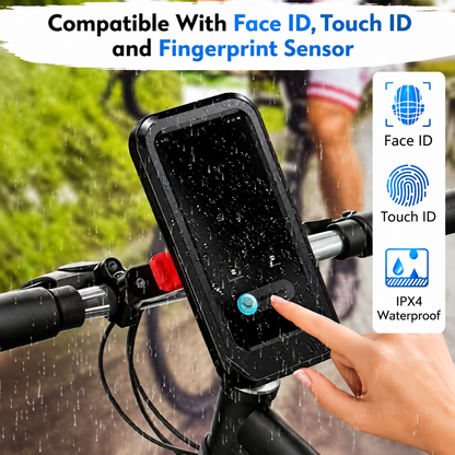 📱 360° Adjustable Waterproof Bike & Motorcycle Phone Holder