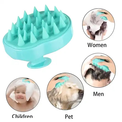 Scalp Brush-Scalp Shmapoo Brush-Silicone Hair Scalp Massage Shampoo Brush Shower Scalp