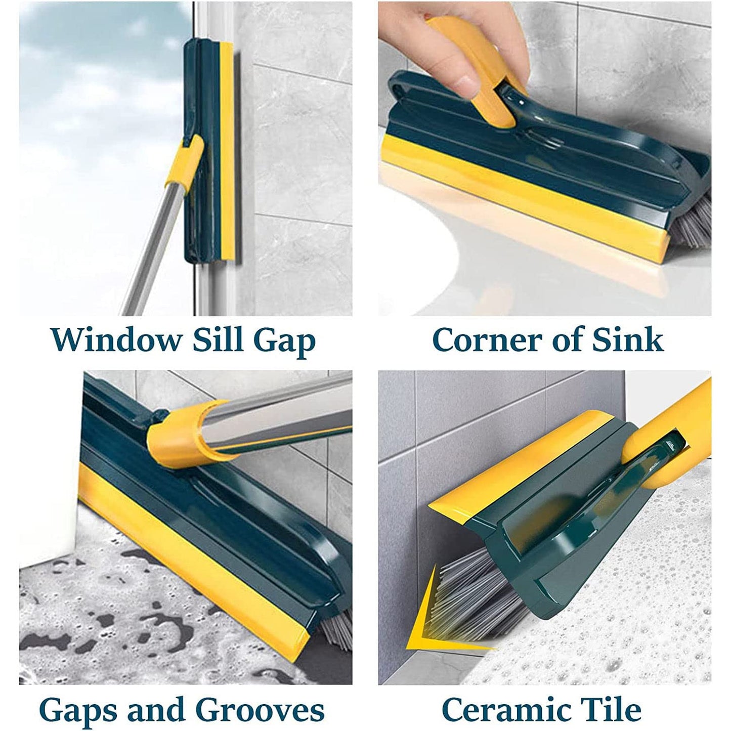 Long Handle Bathroom Floor Cleaning Brush Home Kitchen