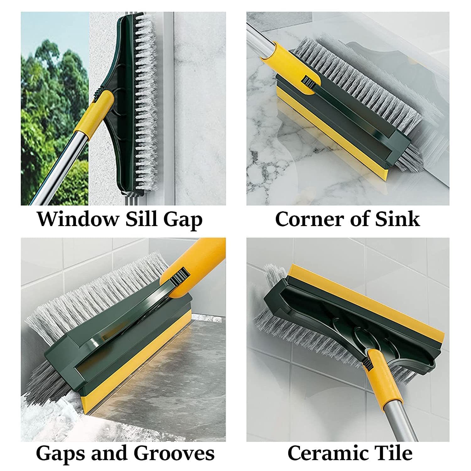 Long Handle Bathroom Floor Cleaning Brush Home Kitchen