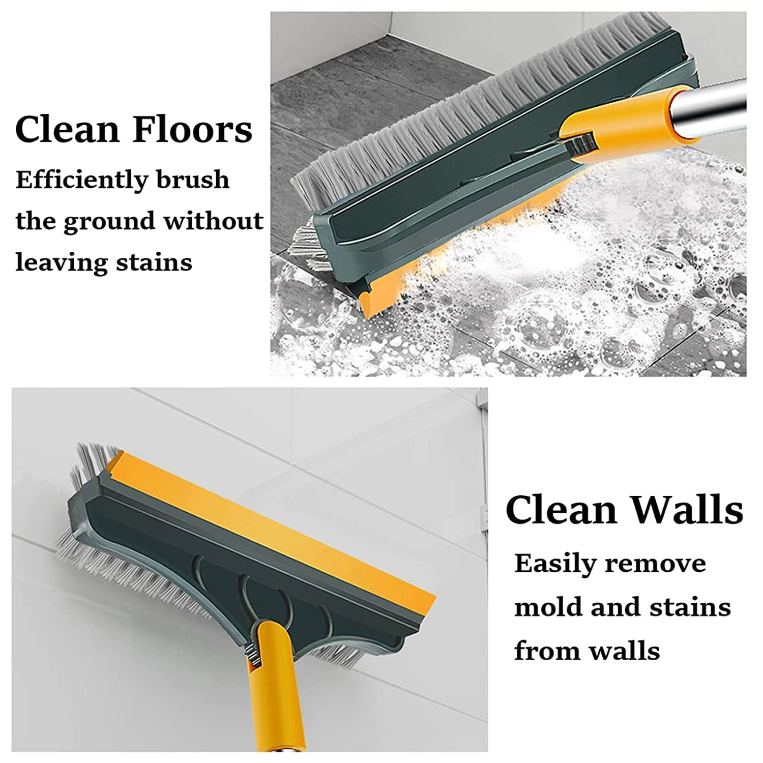 Long Handle Bathroom Floor Cleaning Brush Home Kitchen