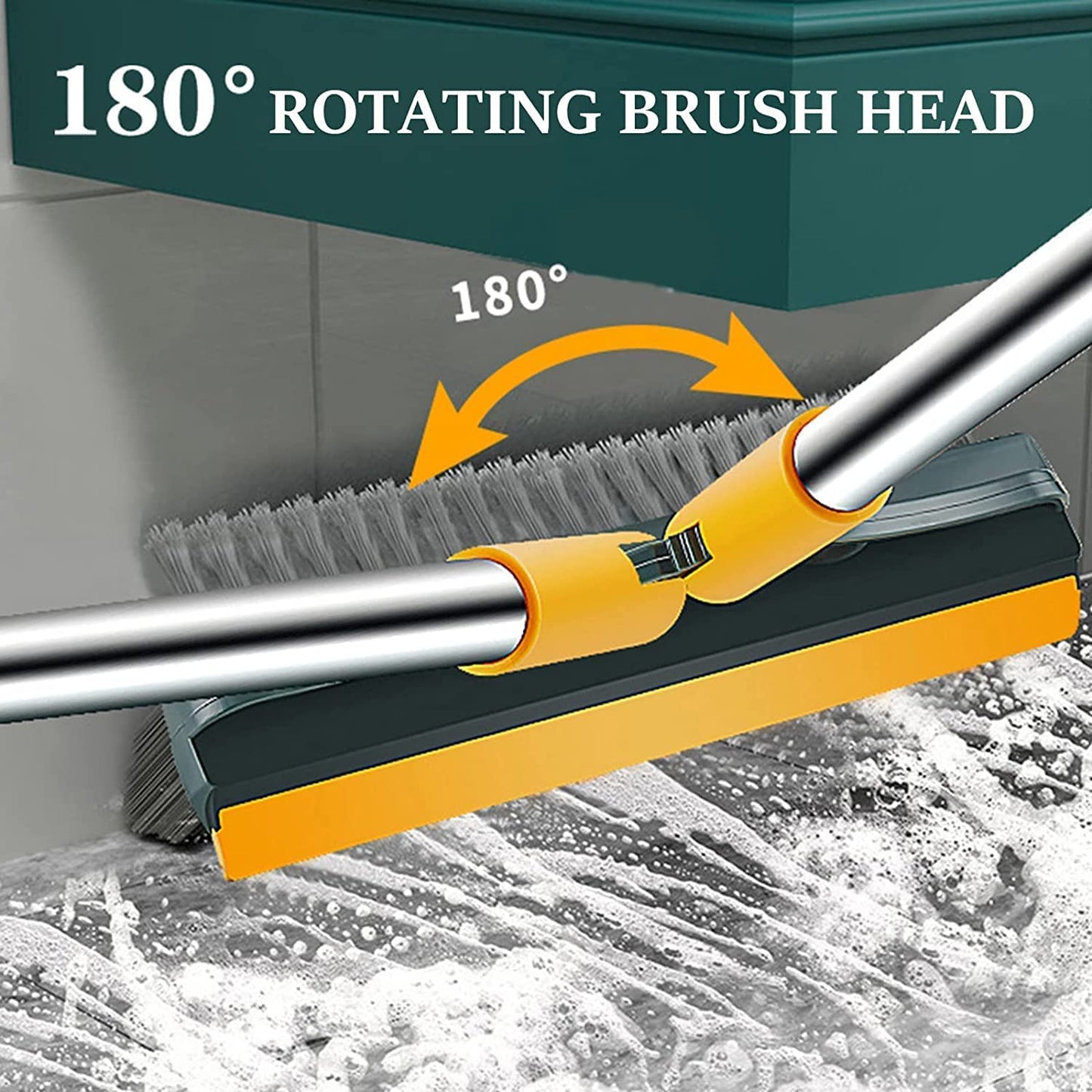 Long Handle Bathroom Floor Cleaning Brush Home Kitchen