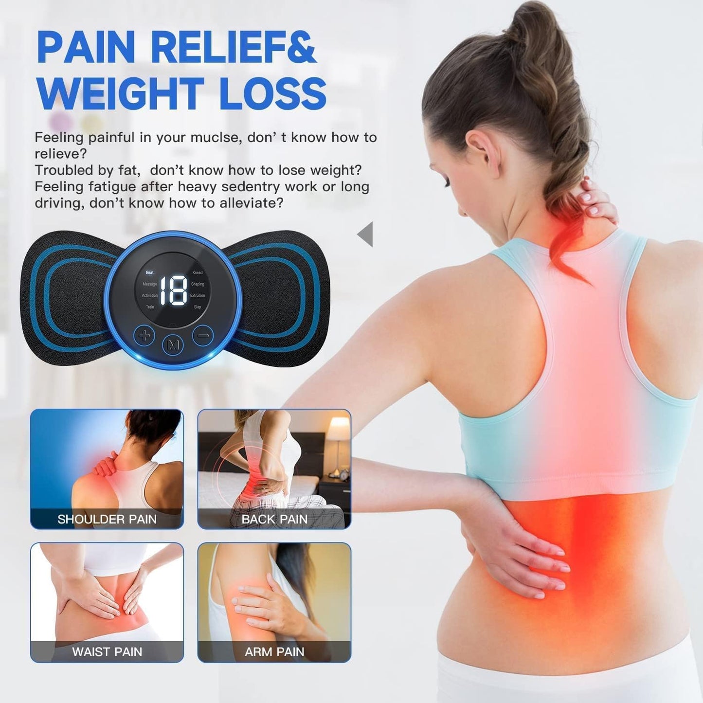 Mini Butterfly TENS Massager