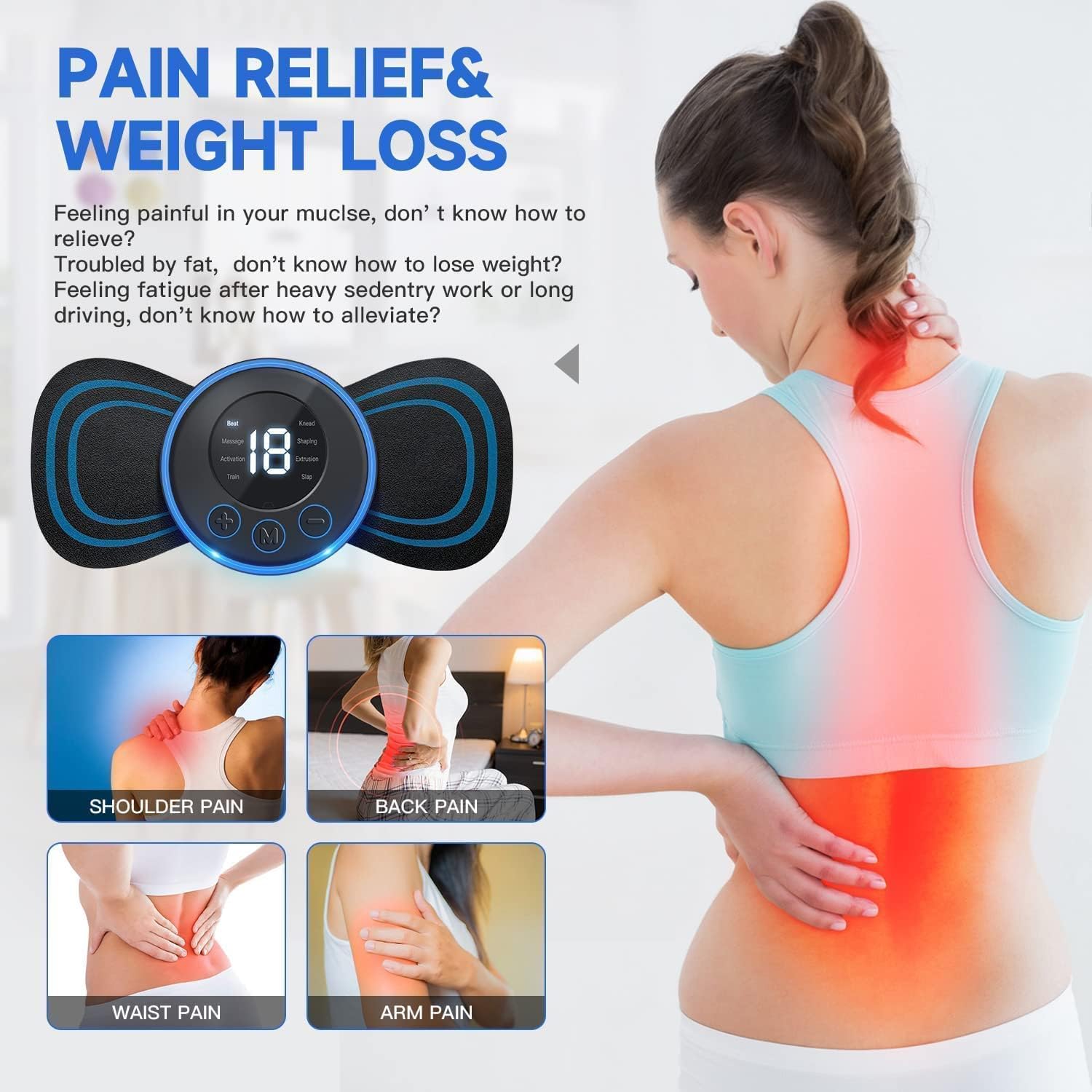 Mini Butterfly TENS Massager